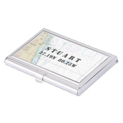 Nautical Stuart Florida Latitude Longitude Chart  Case
