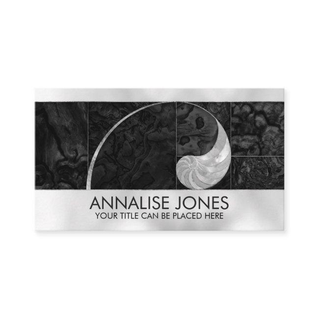 Nautilus Shell - Peal and Black Abalone