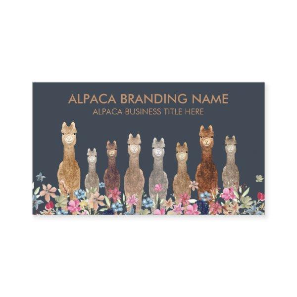 Navy Alpaca