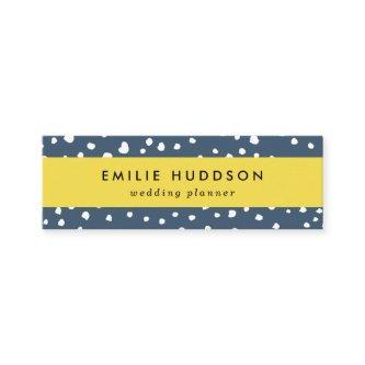 Navy Blue Dalmatian Spots, Dalmatian Dots, Dotted Mini