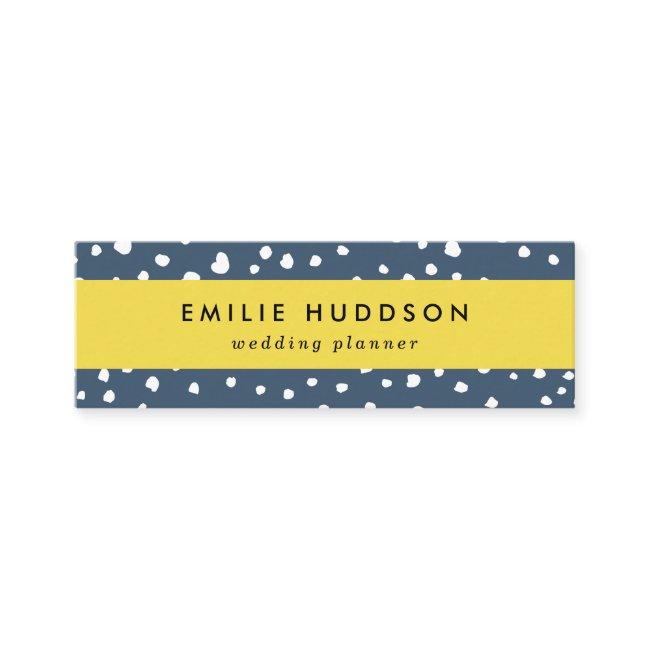 Navy Blue Dalmatian Spots, Dalmatian Dots, Dotted Mini