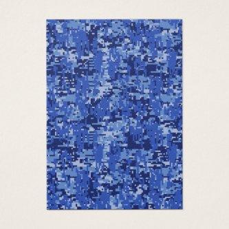 Navy Blue Digital Camo Camouflage Texture