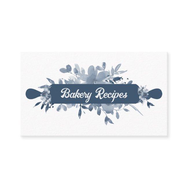 Navy Blue Pastry Chef Homemade Bakery
