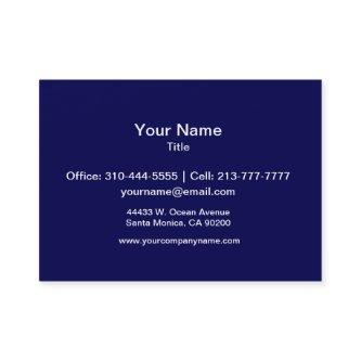 Navy Blue Solid Color Customize It