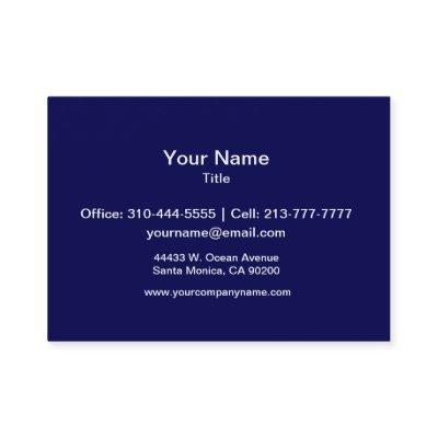 Navy Blue Solid Color Customize It