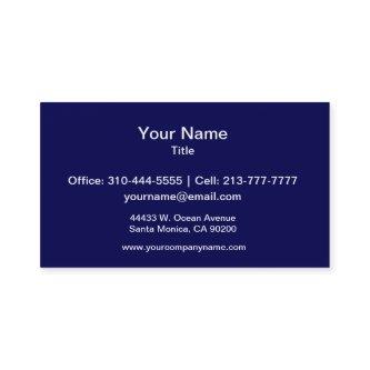 Navy Blue Solid Color Customize It