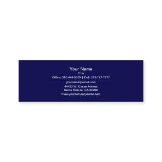 Navy Blue Solid Color Customize It Mini