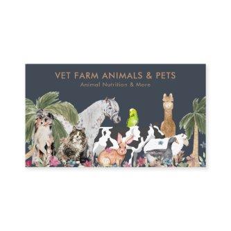 Navy Farm Cat Dog Bird Alpaca Animal Nutritionist