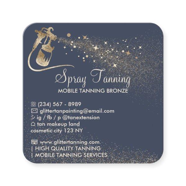 Navy Gold Spray Tan Aftercare Instructions Tips Square