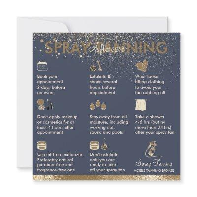 Navy Instruction Tips Spray Tan Aftercare Body Invitation