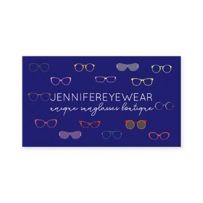 Navy Optic Eyewear Fashion Sun Glasses