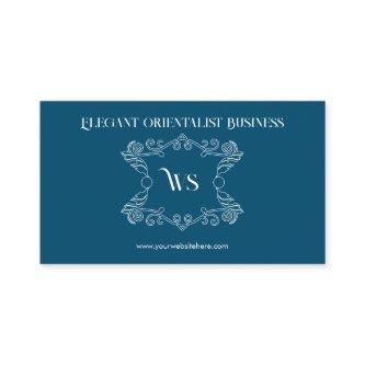 Navy Orientalist Ornament