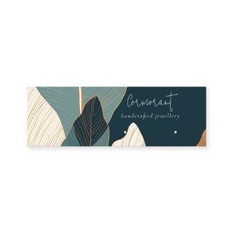 Navy Rust Gold Tropical Stud Loop Earring Display Mini