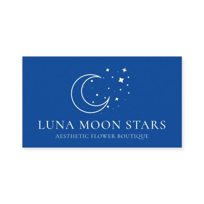 Navy Simple Standard Basic Moon Luna Stars