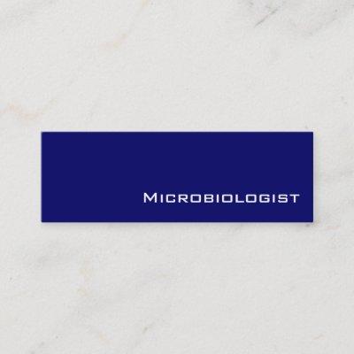 Navy white Microbiologist