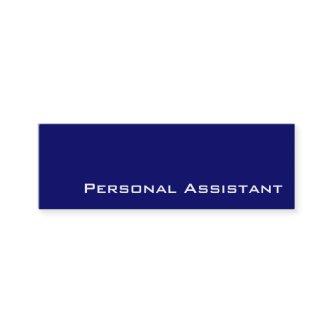 Navy white personal assistant
