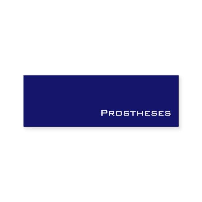 Navy white Prostheses