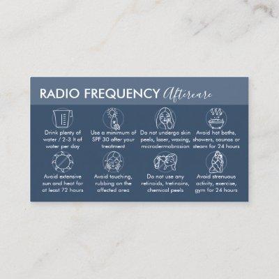 Navy White Radio Frequency Skin Aftercare