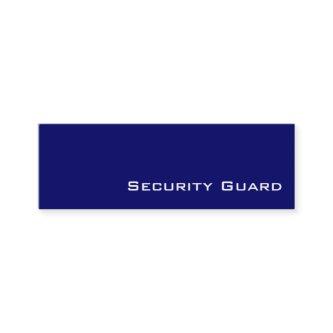Navy white Security Guard