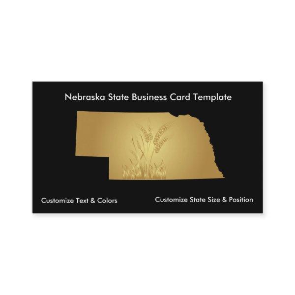 Nebraska  Metallic Gold