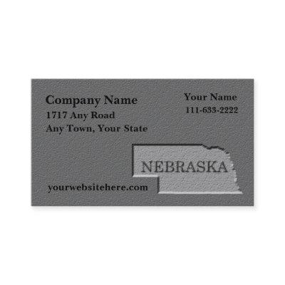 Nebraska State   carved stone look