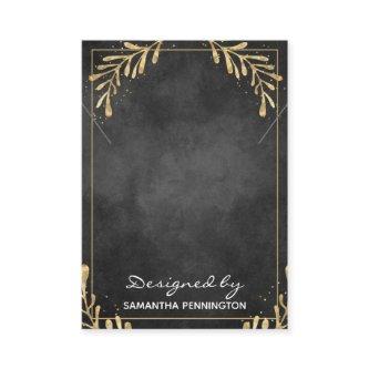 Necklace Display Faux Foil Leaf