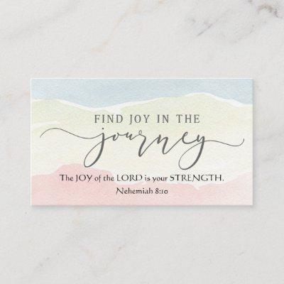 Nehemiah 8:10 Joy of the Lord is your Strength