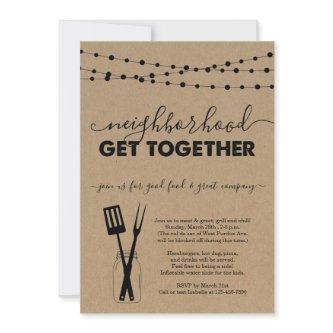 Neighborhood Get Together Invitation