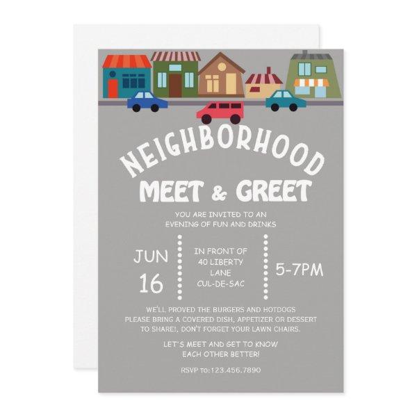 Neighborhood Meet & Greet Invitation