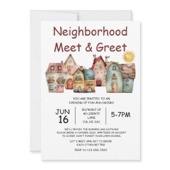 Neighborhood Meet & Greet Invitation