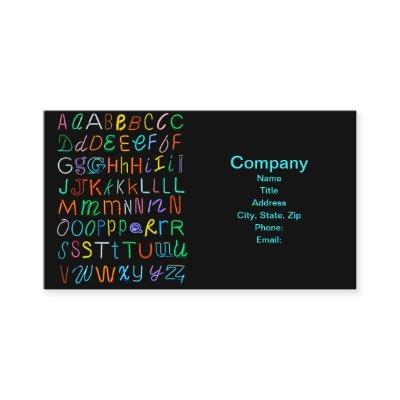 Neon Alphabet