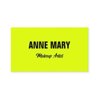 Neon Chartreuse Yellow Black Colorful Bright