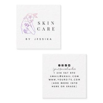 Neon Girl Aesthetics &Social Media Skincare Beauty Square