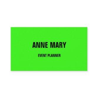 Neon Green Bright Colorful Wedding Event  2025