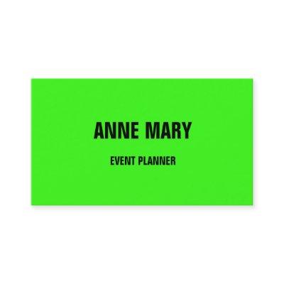 Neon Green Bright Colorful Wedding Event  2025