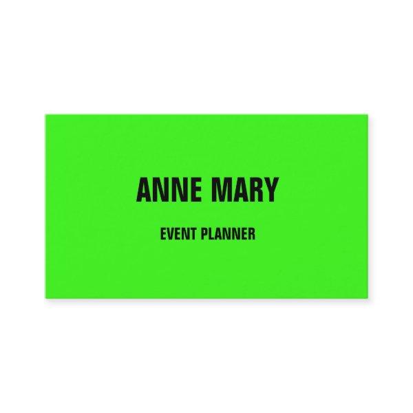 Neon Green Bright Colorful Wedding Event  2025