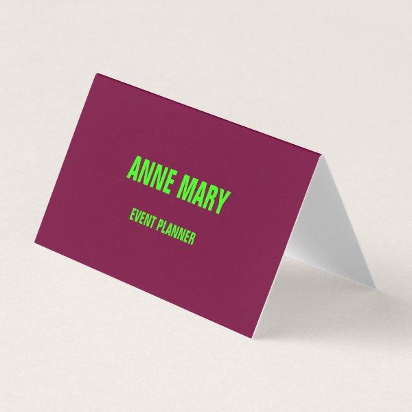 Neon Green Cherry Purple Custom Color Weddings