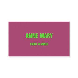 Neon Green Dark Pink Custom Color Bright Colorful