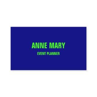 Neon Green Navy Blue Colorful Bright 2023