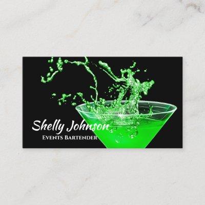 Neon Green Splash Bartender and Events Caterer