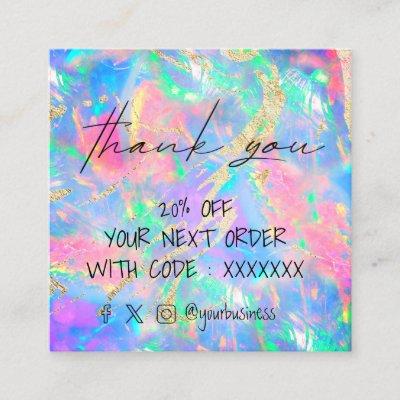 neon opal thank you for your order square business square