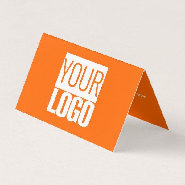 Neon  orange  - add your  logo