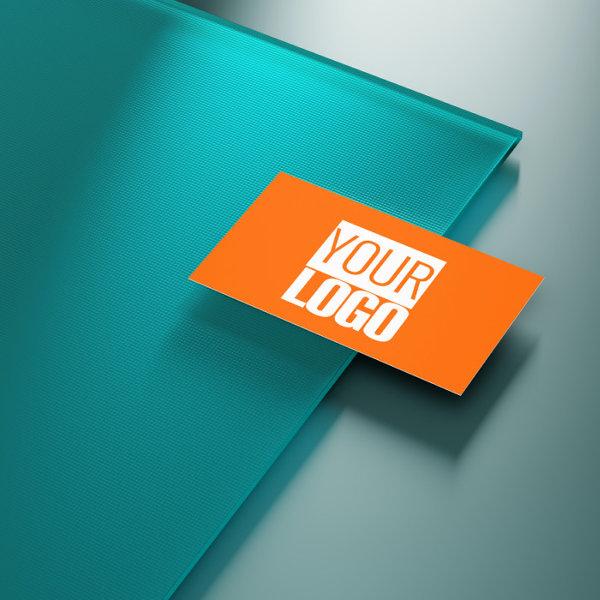 Neon  orange  - add your  logo