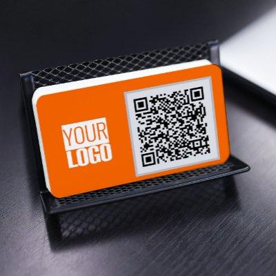 neon orange  -  QR code