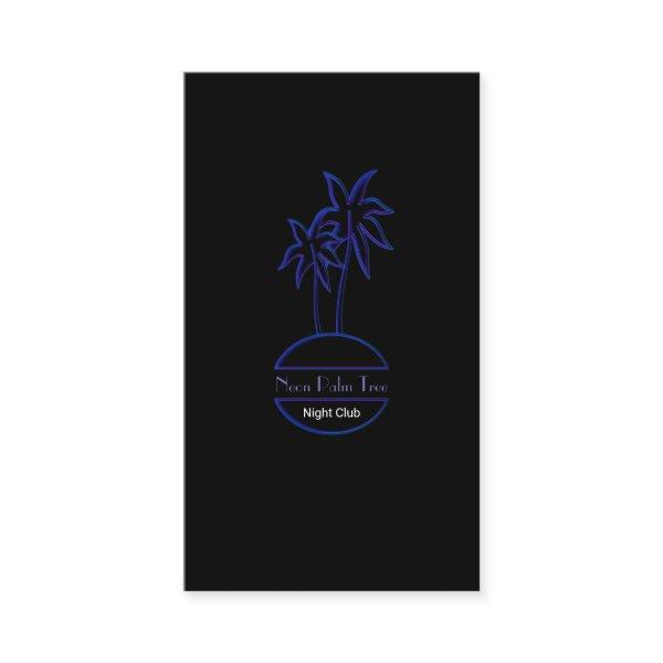 Neon Palm Trees