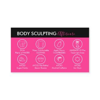 Neon Pink Post Body Sculpting Aftercare