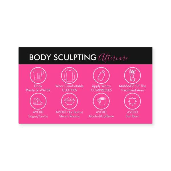 Neon Pink Post Body Sculpting Aftercare
