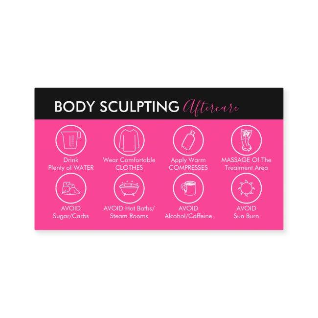 Neon Pink Post Body Sculpting Aftercare
