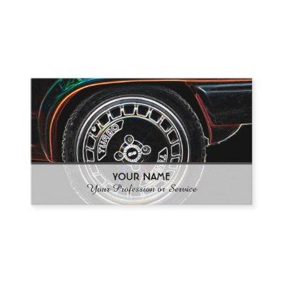 Neon pop-art for turbo car tuning experts