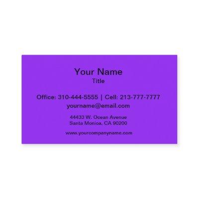 Neon Purple Solid Color Customize It